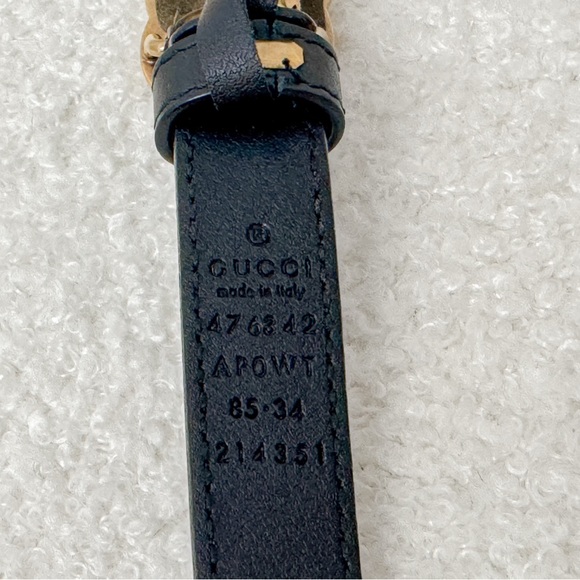 Gucci GG Marmont Thin Belt with Pearls - Picture 4 of 4